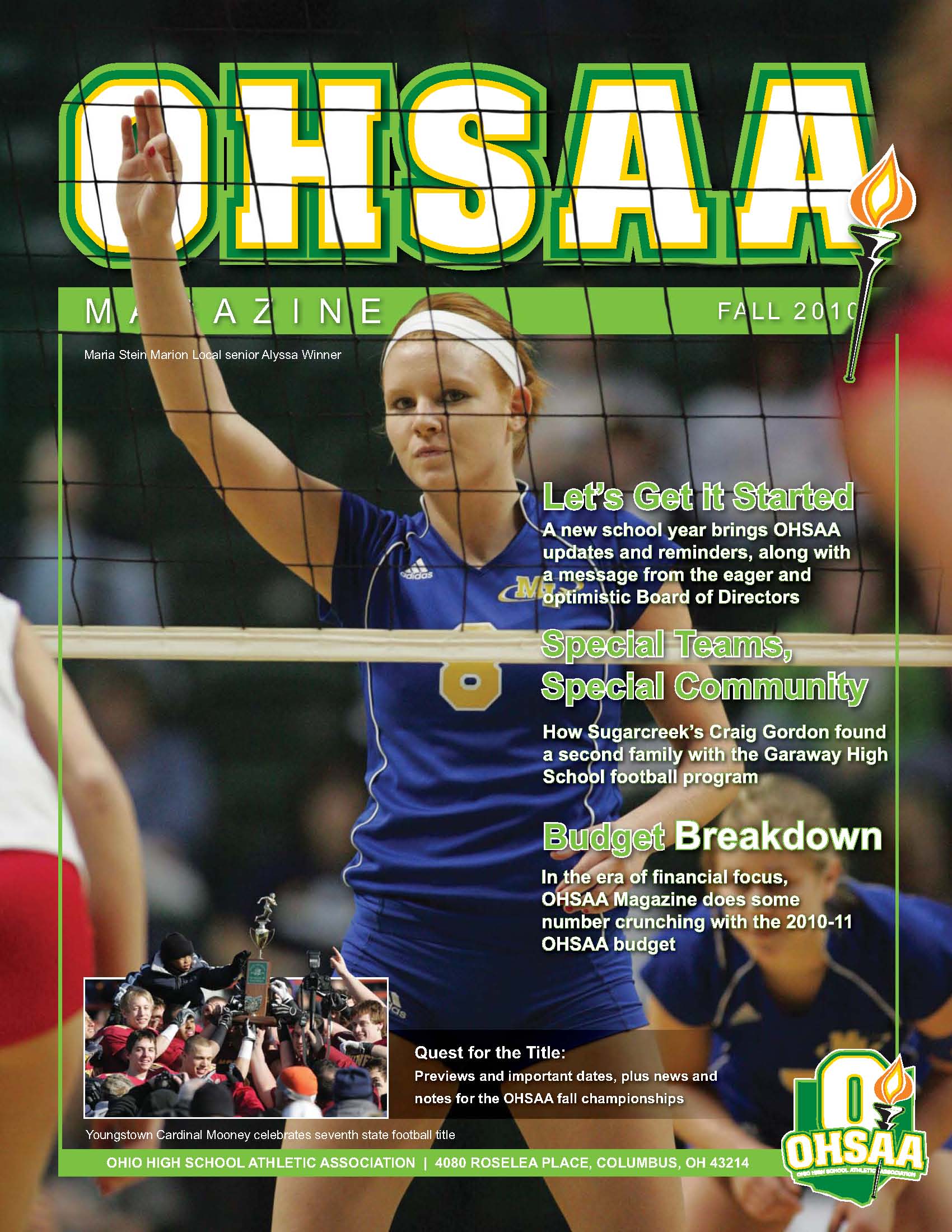 OHSAA Home OHSAA Magazine Magazine Fall 2010